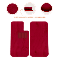 Premium Sheepskin Floor Mats for Aston Martin V8 Virage (1989-1995) Coupe