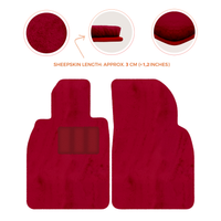 Premium Sheepskin Floor Mats for Porsche Cayenne (2018-2023)