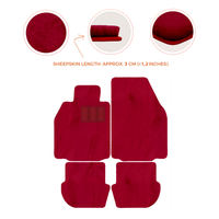 Premium Luxury Sheepskin Floor Mats for Porsche 911 (2004-2012)