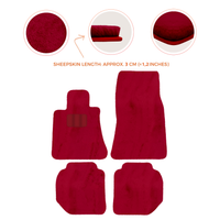 Premium Sheepskin Floor Mats for Bentley Continental GTC (2011-2018)