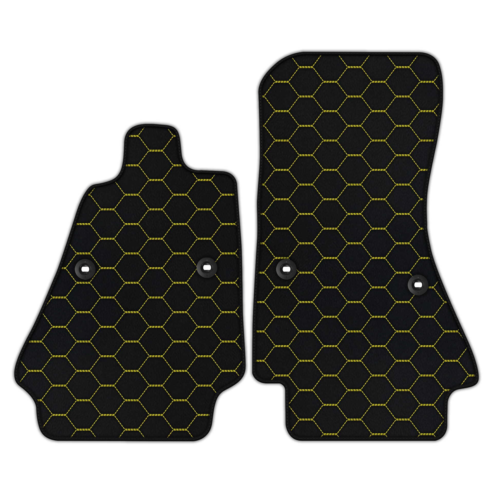 Stylish Custom Leather Floor Mats for Bugatti Chiron (2016-2022)