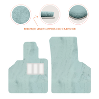 Premium Sheepskin Floor Mats for Lamborghini Aventador (2012-2022)