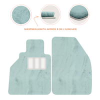 Sheepskin Floor Mats for Porsche 986 Boxster (1996-2004) - Sheepskin Length, Various Color Options