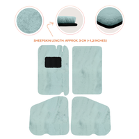 Premium Sheepskin Floor Mats for Rolls-Royce Shadow (1965-1977)