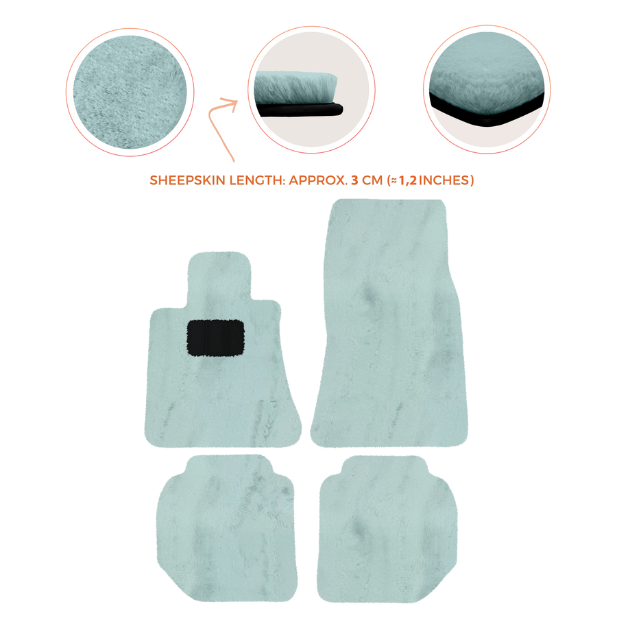 Luxury Sheepskin Floor Mats for Rolls-Royce Ghost Series I (2010-2014)