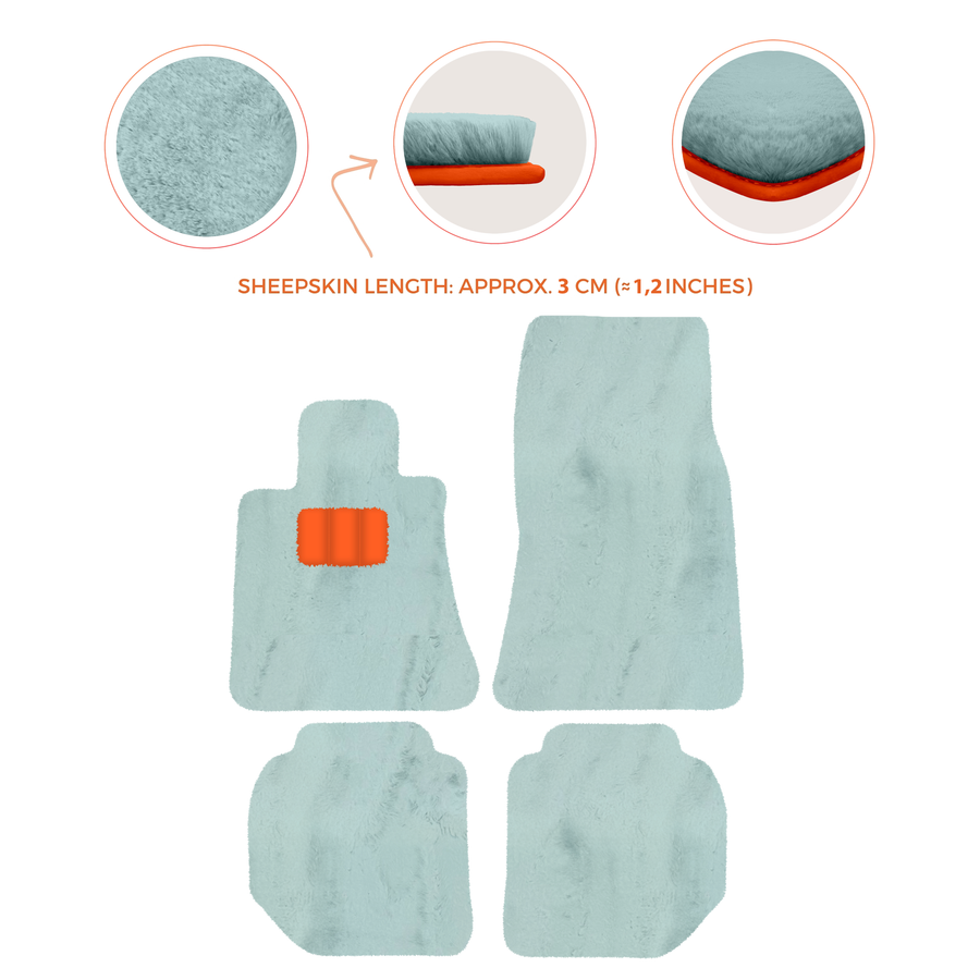 Luxury Sheepskin Floor Mats for Rolls-Royce Ghost Series I (2010-2014)