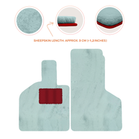 Luxury Sheepskin Floor Mats for Lamborghini Gallardo (2004-2014)