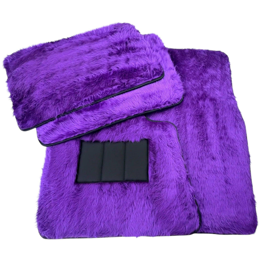 Various Colors of Sheepskin Floor Mats Tailored for the Chrysler PT Cruiser (2004-2006) Convertible - AutoWin