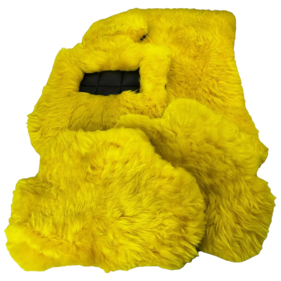 Various Colors of Sheepskin Floor Mats Tailored for the Lexus LC (2017-2024) - AutoWin