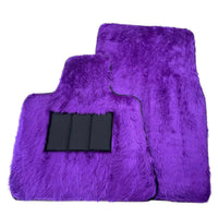 Violet Sheepskin Floor Mats for Rolls-Royce Ghost Series I (2010-2020) - AutoWin