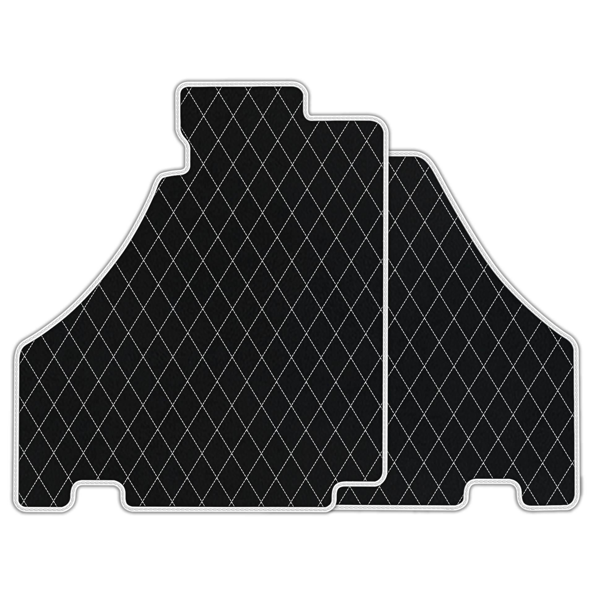 Premium Black Leather Floor Mats for Ferrari 360 (1999-2005)