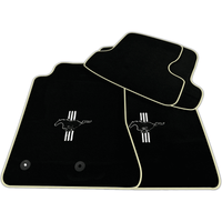 Black Floor Mats for Ford Mustang GT500 Shelby (2015-2021) with Pony | Various Trim Colors