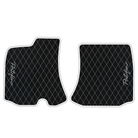 Custom Black Leather Floor Mats for Ferrari 812 Superfast (2018-2023)