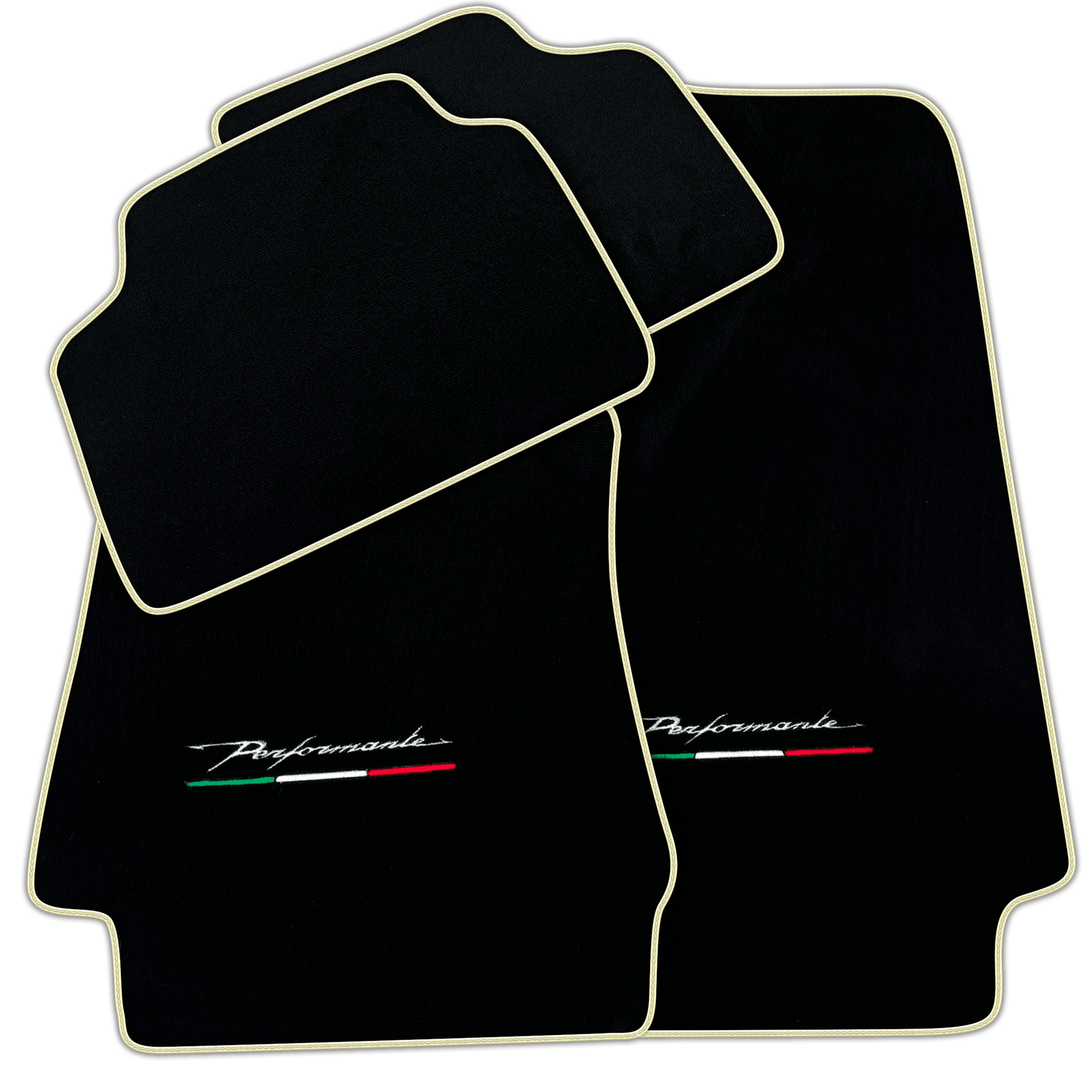 Black Floor Mats for Alfa Romeo Giulia Performante (1962-1978)