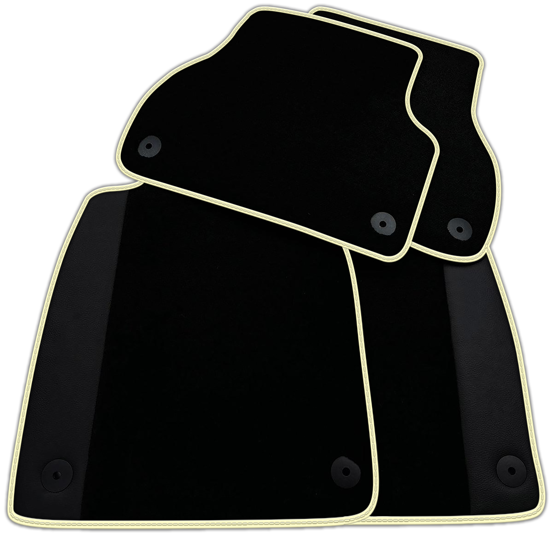 Customizable Black Floor Mats for Audi RS 6 C5 (2002-2004)