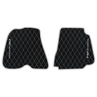 Premium Black Leather Floor Mats for Ferrari California | Full Set