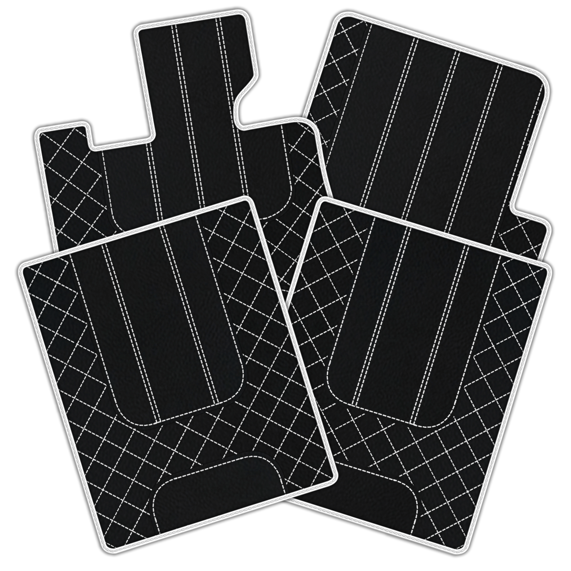 Customizable Leather Floor Mats with AW1 Pattern for Bentley Red Label RL (1998-2009) - AutoWin