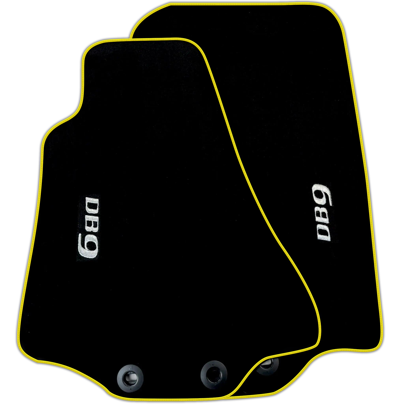 Black Floor Mats for Aston Martin DB9 Volante (2004-2016) Convertible Various Trim Colors