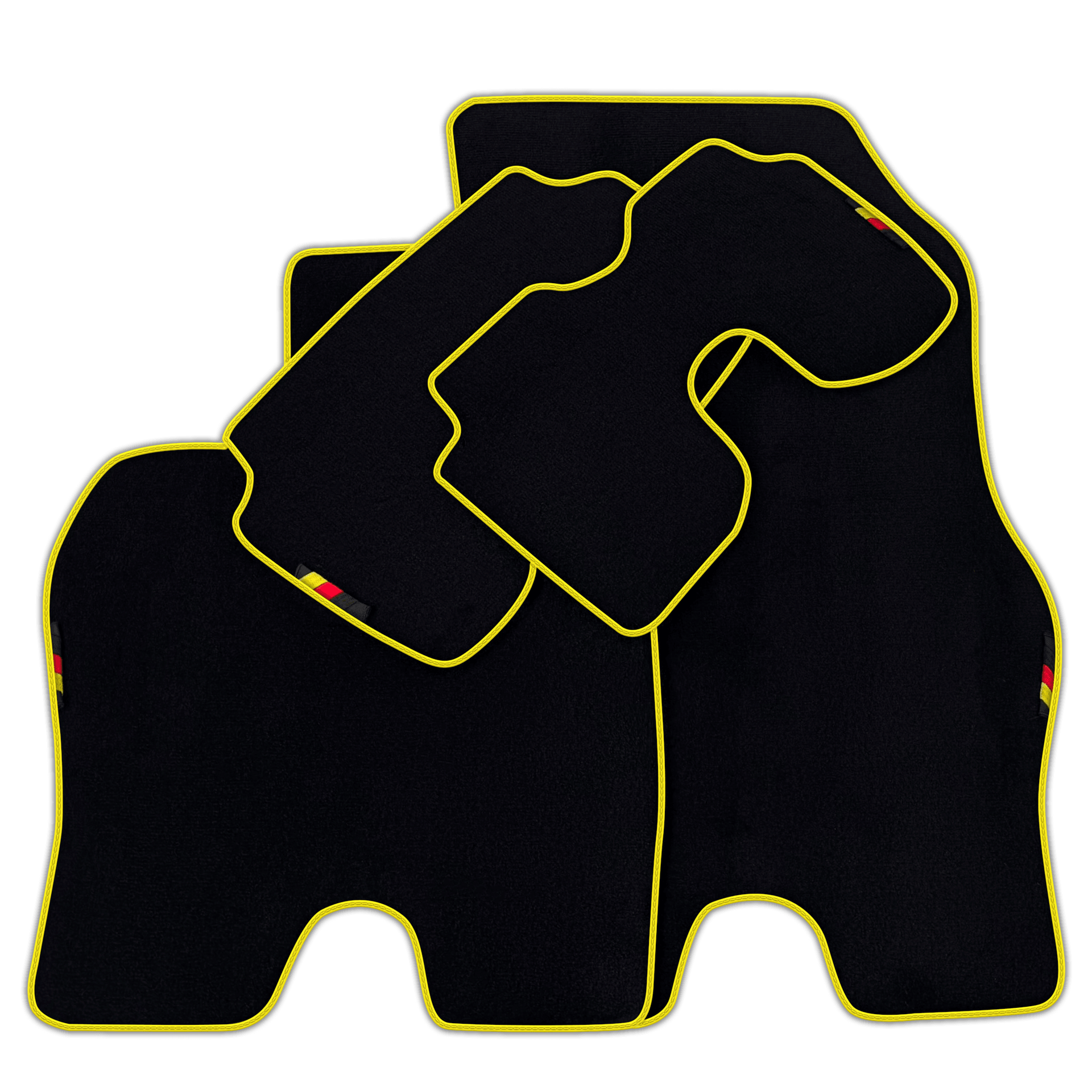 Black Floor Mats for BMW i8 German Edition | Various Trim Colors