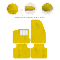 Premium Sheepskin Floor Mats for Porsche 987 Boxster (2005-2012)