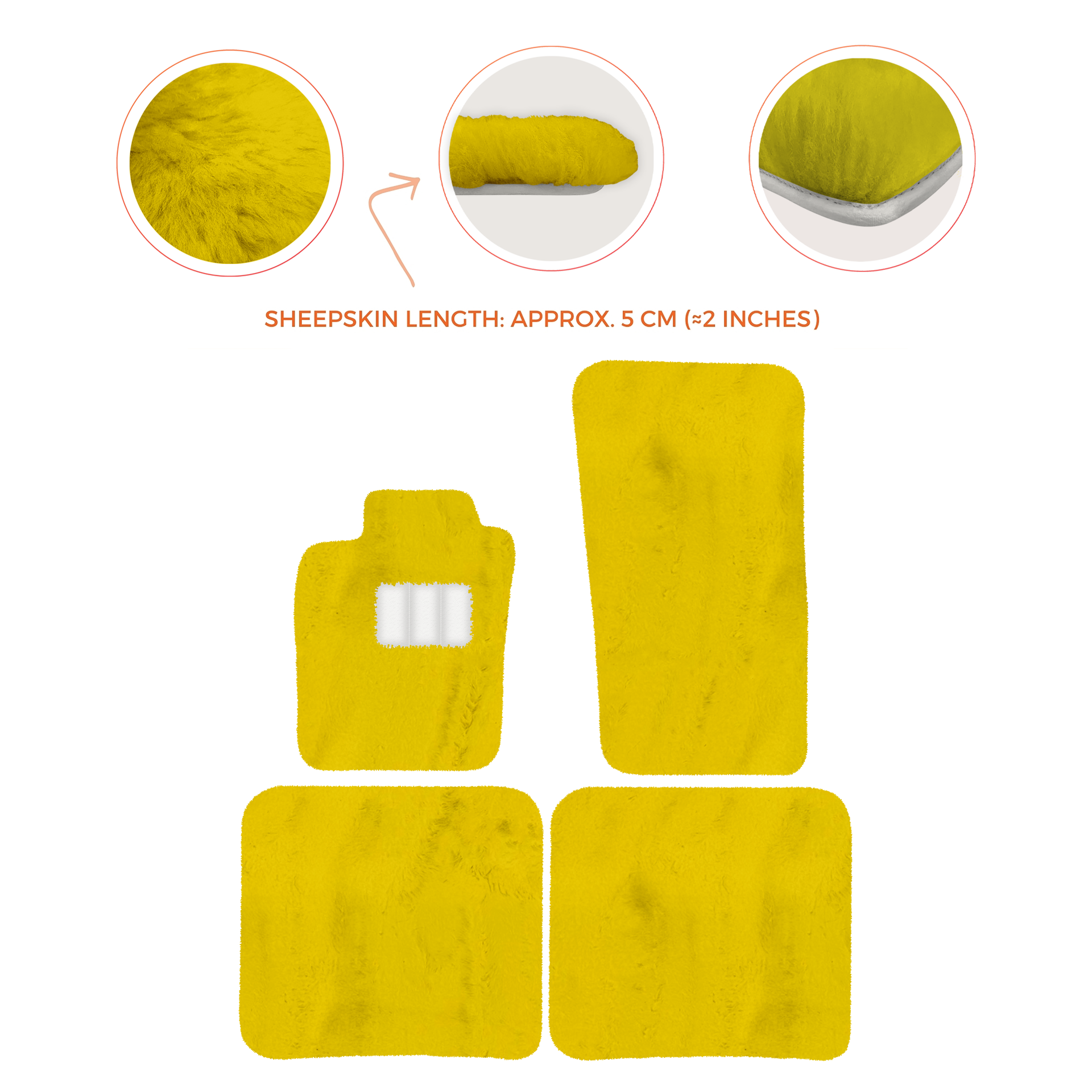 Premium Sheepskin Floor Mats for Bentley Bentayga (2015-2023)