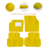 Luxury Sheepskin Floor Mats for Aston Martin V8 Coupe (1996-2000)