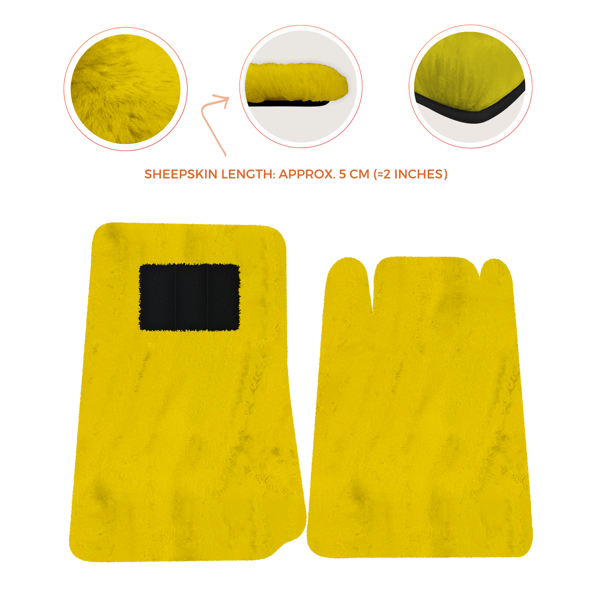 Lamborghini Jalpa Sheepskin Floor Mats (1981-1988) - Premium Luxury