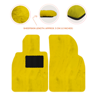 Premium Sheepskin Floor Mats for Porsche Cayenne (2018-2023)
