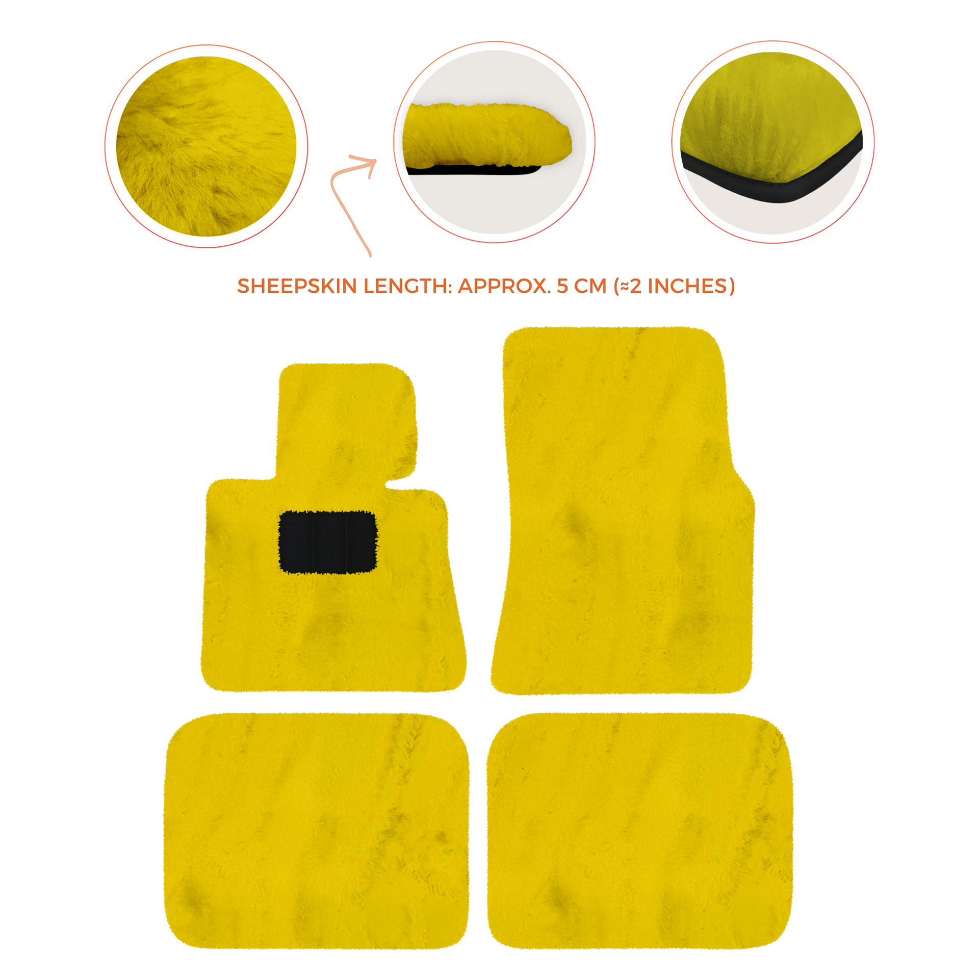 Luxury Sheepskin Floor Mats for Rolls-Royce Ghost Series I (2010-2014)