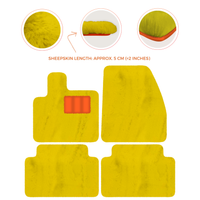 Premium Sheepskin Floor Mats for Range Rover Evoque (2016-2024)