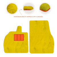 Luxury Sheepskin Floor Mats for Lamborghini Revuelto 2024-2025