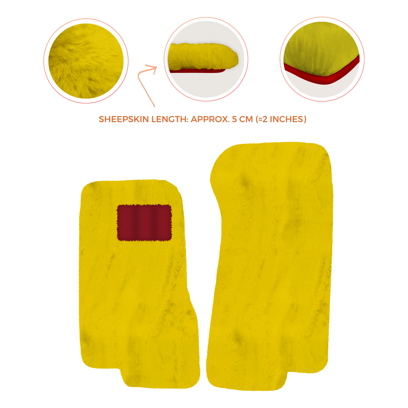 Luxury Sheepskin Floor Mats for Aston Martin V8 Coupe Special Volante (96-03)