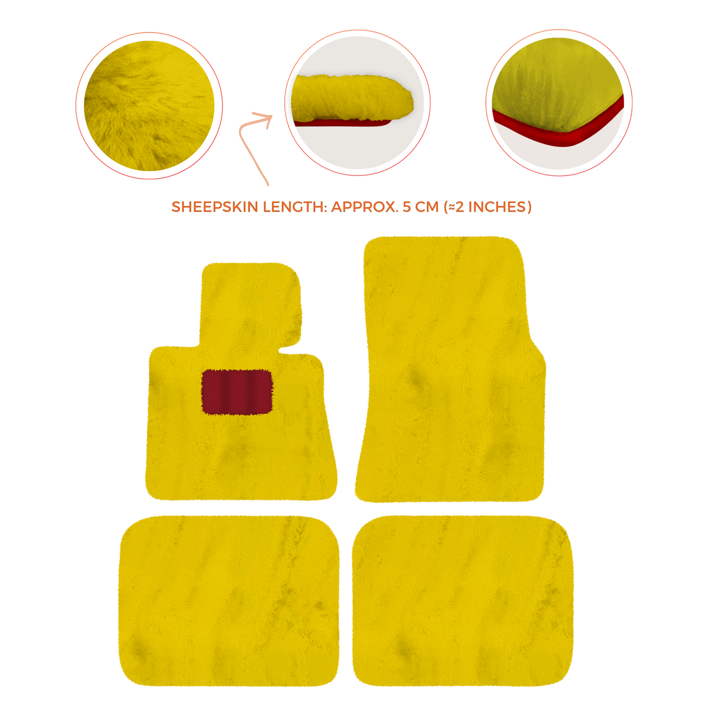 Luxury Sheepskin Floor Mats for Rolls-Royce Ghost Series I (2010-2014)