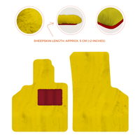 Premium Sheepskin Floor Mats for Lamborghini Aventador (2012-2022)