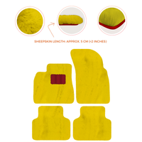 Premium Luxury Sheepskin Floor Mats for Bentley Bentayga 2015-2023