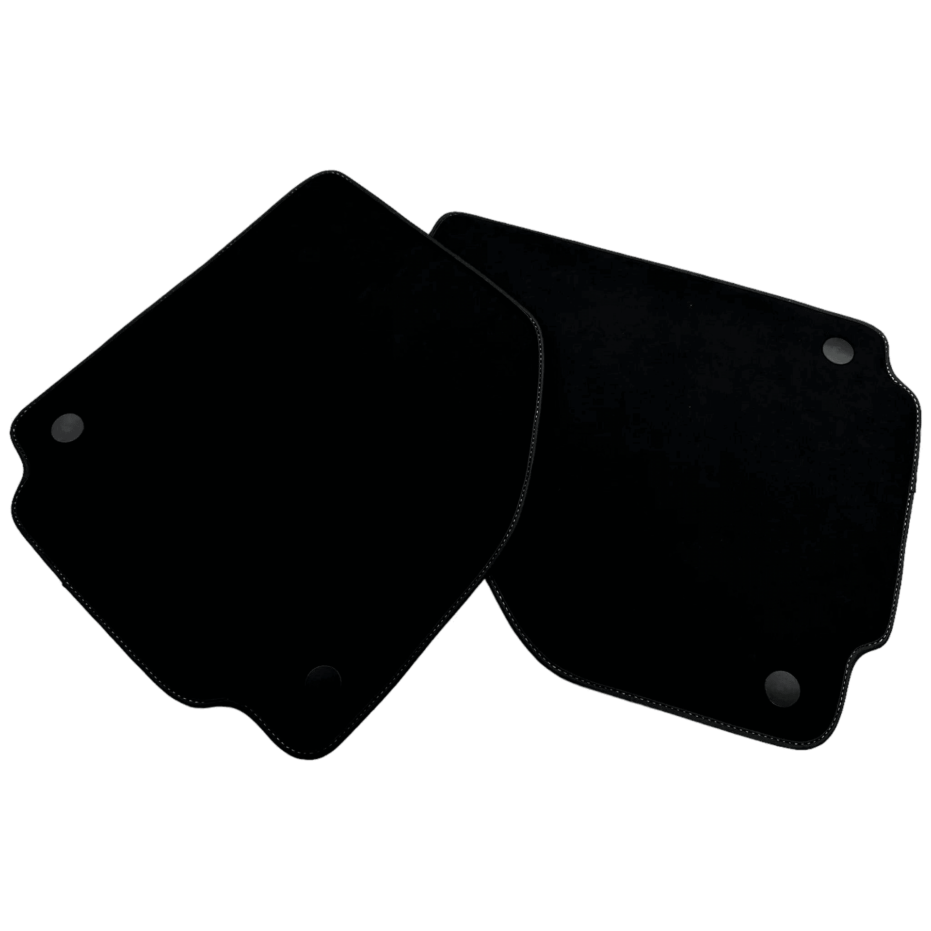 Alcantara Black Floor Mats For Ferrari 488 Pista Spider (2019-2021) - AutoWin