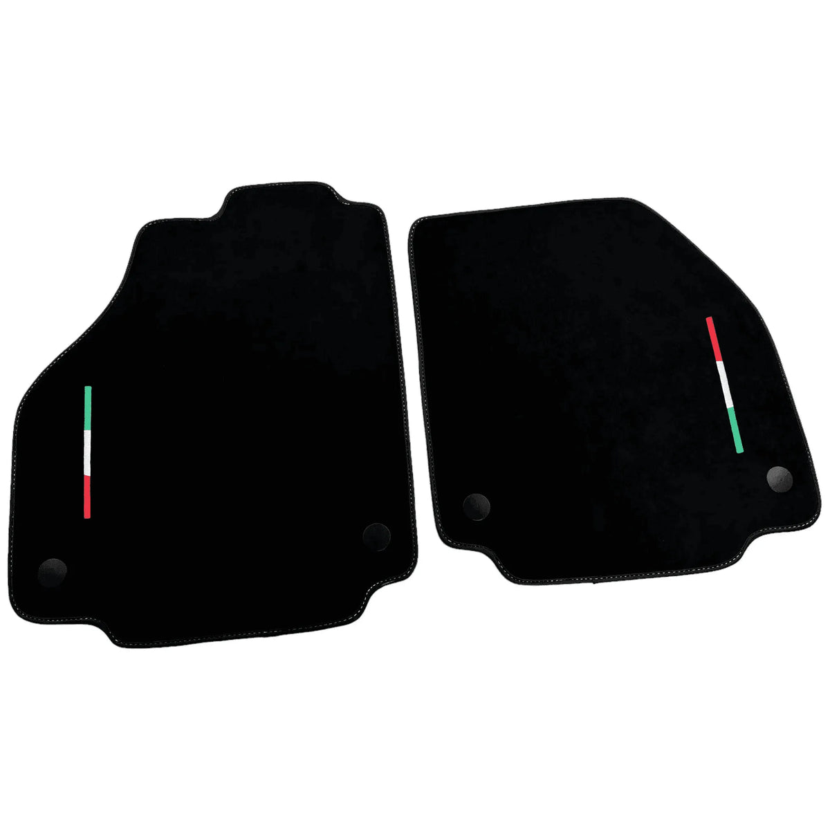 Alcantara Black Floor Mats For Ferrari 458 Spider (2012-2015) Italian Edition