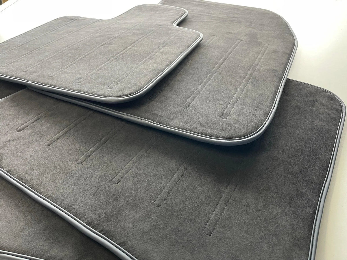 Alcantara Floor Mats For Rolls Royce Black Badge Ghost Series II (2021-2024) - AutoWin