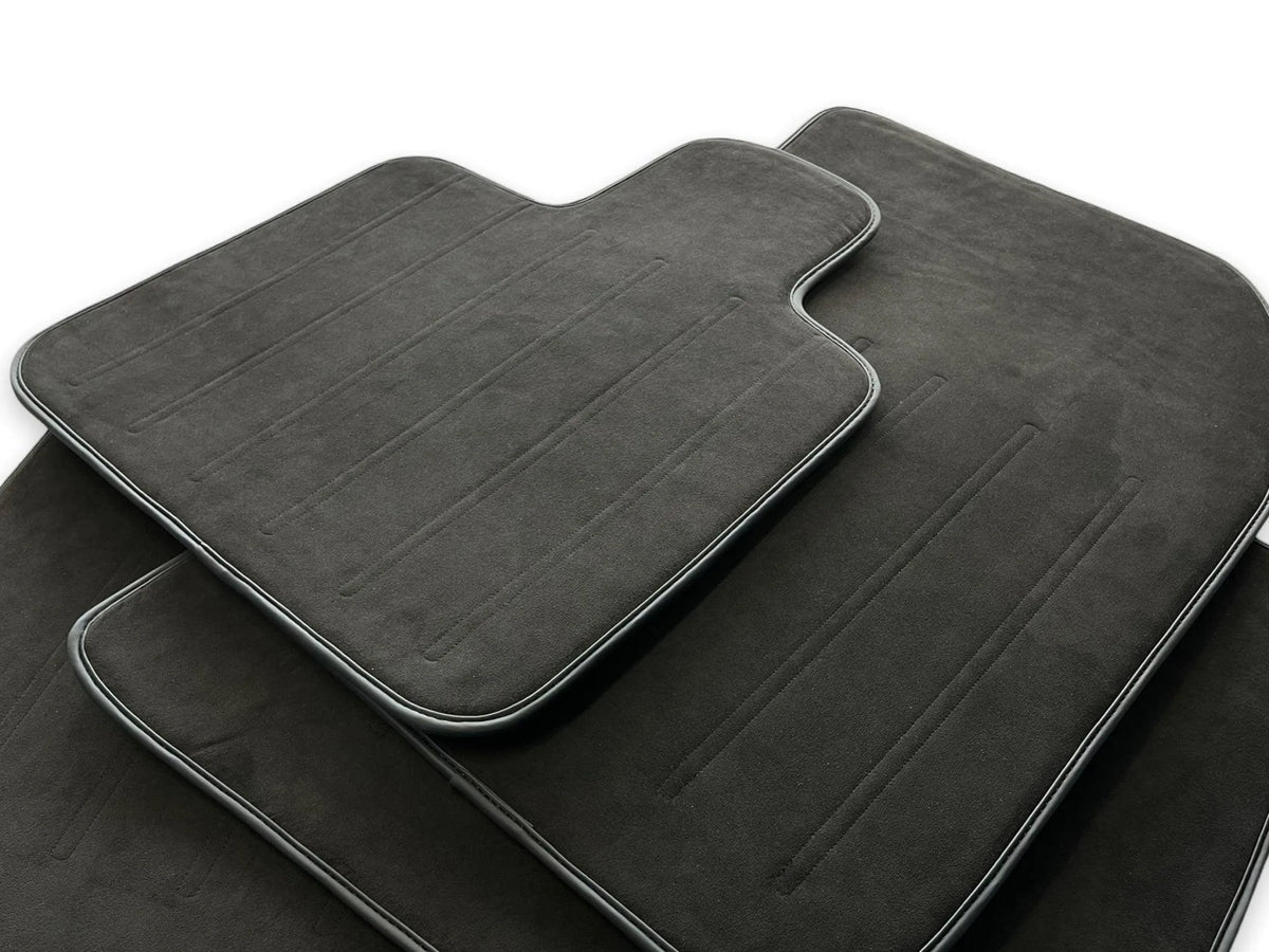 Alcantara Floor Mats For Rolls Royce Black Badge Phantom VIII (2017-2024) - AutoWin