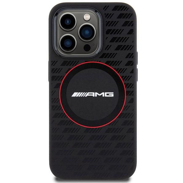 AMG Silicone Carbon Pattern MagSafe Hardcase for iPhone 15 Pro Max 6.7" - AutoWin