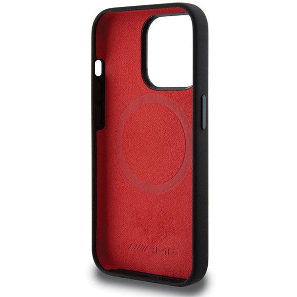 AMG Silicone Carbon Pattern MagSafe Hardcase for iPhone 15 Pro Max 6.7" - AutoWin