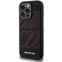 AMG Silicone Large Rhombuses Pattern MagSafe Hardcase for iPhone 15 Pro Max 6.7" - AutoWin