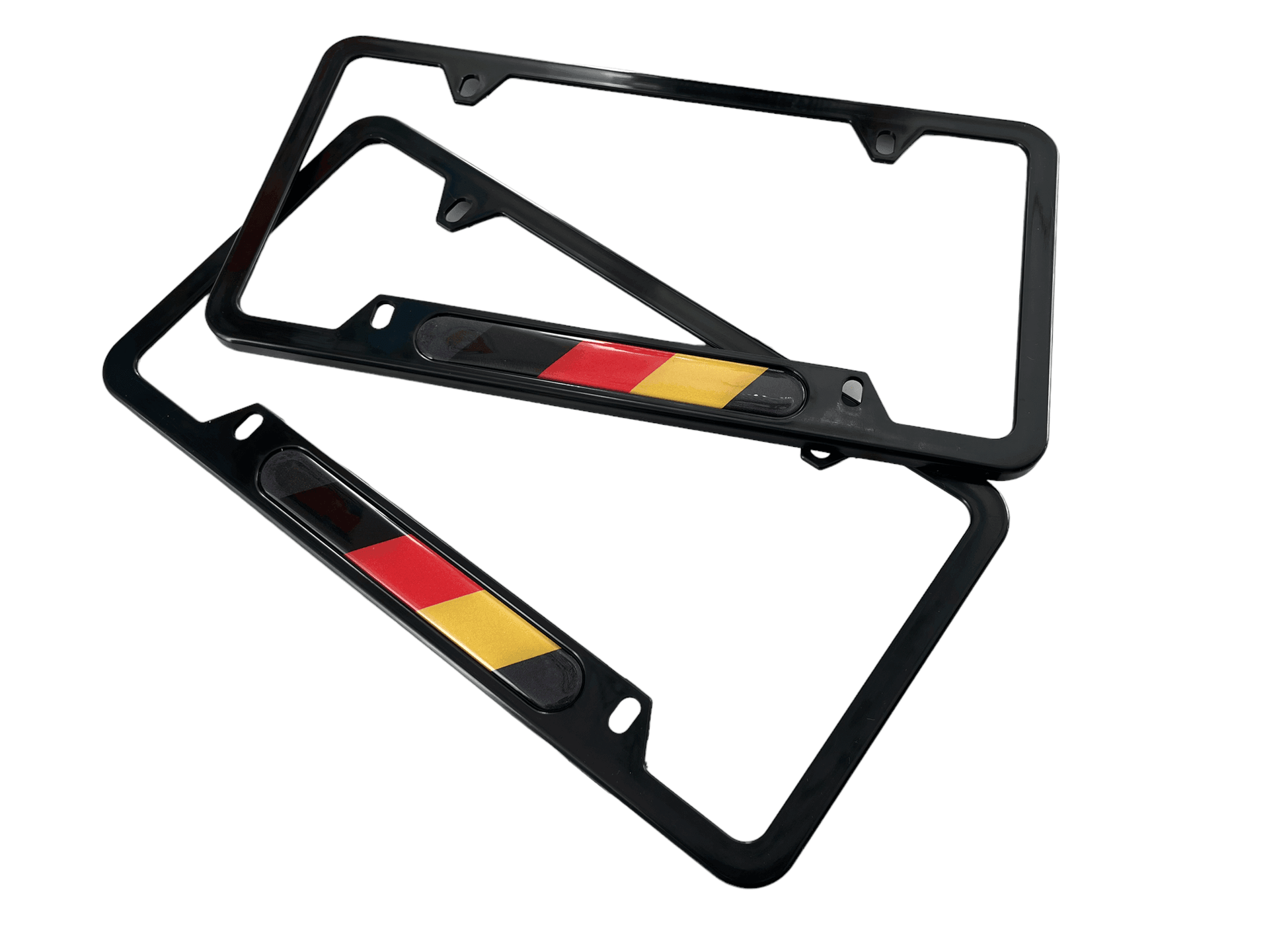 Autowin Number Plate Holder USA Standard Size Germany Flag - AutoWin