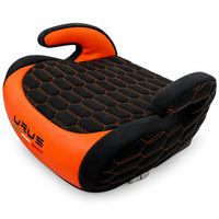 Backless Car Seat for Kids with Orange Leather | Lamborghini Urus