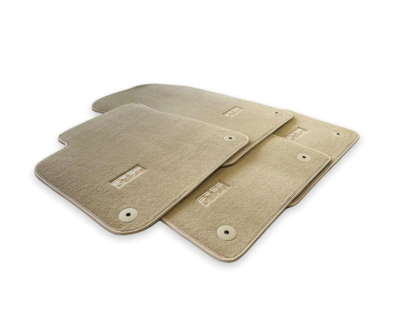 Beige Floor Mats for Audi A3 - 5-door Hatchback (1996-2000) | ER56 Design - AutoWin