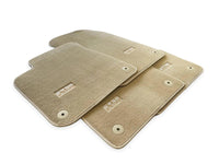 Beige Floor Mats for Audi A4 - B6 Convertible (2002-2006) | ER56 Design - AutoWin