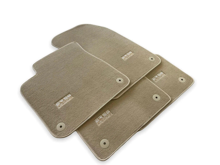 Beige Floor Mats for Audi A5 - F57 Sportback (2020-2023) | ER56 Design - AutoWin