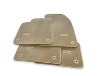 Beige Floor Mats for Audi A6 - C6 Avant (2004-2008) | ER56 Design - AutoWin