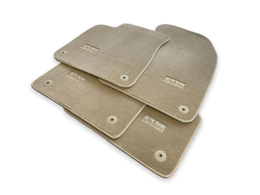 Beige Floor Mats for Audi Q8 e-tron Sportback (2023-2025) | ER56 Design - AutoWin