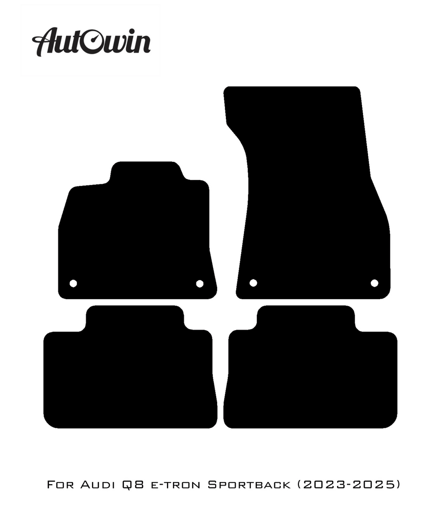 Beige Floor Mats for Audi Q8 e-tron Sportback (2023-2025) | ER56 Design - AutoWin